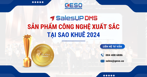 SalesUP DMS Giải thưởng Sao Khuê 2024